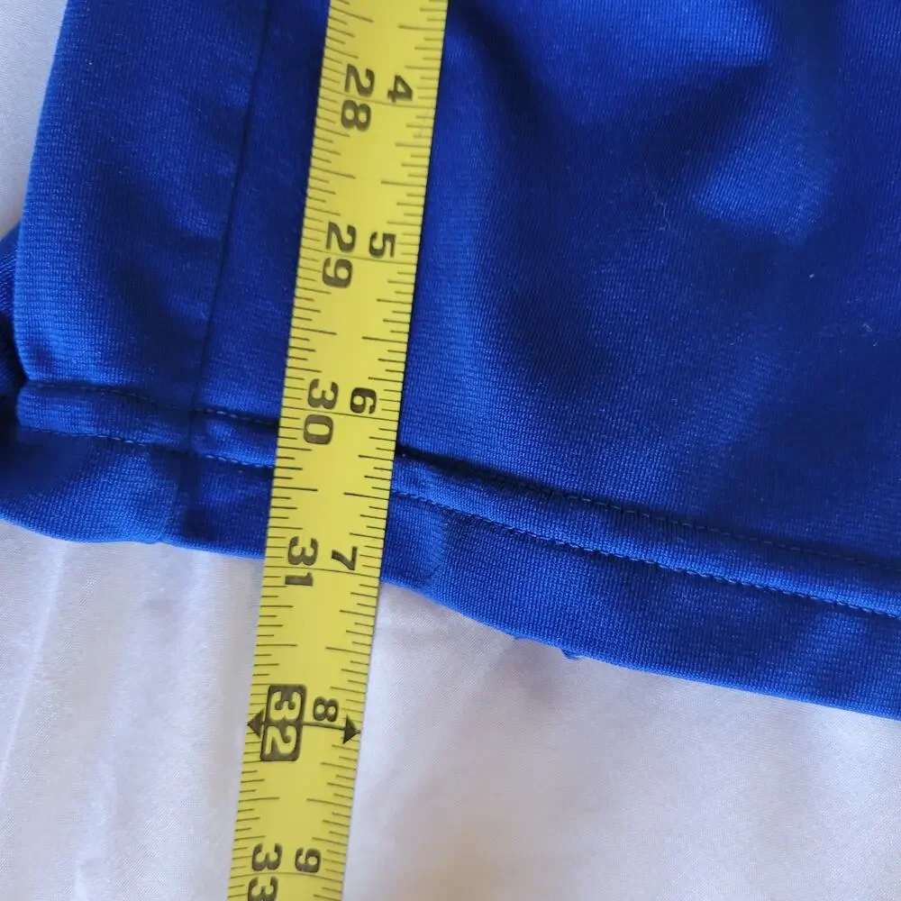 Adidas‎ Climaite Jogger Size Medium Blue with white leg stripe.